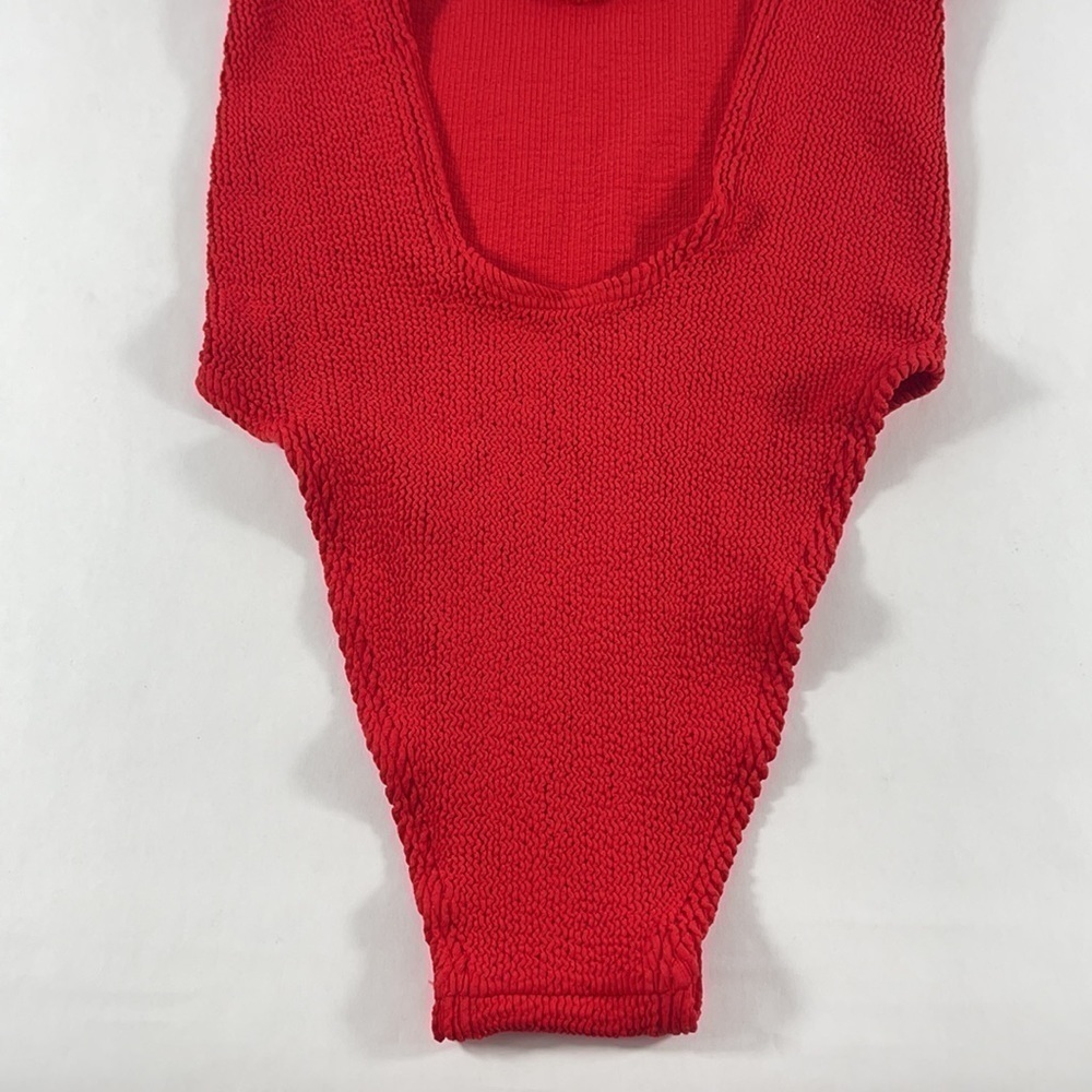 BOND-EYE THE MARA RIBBED ONE PIECE SWIMSUIT - RED O/S $175 - Picture 9 of 12